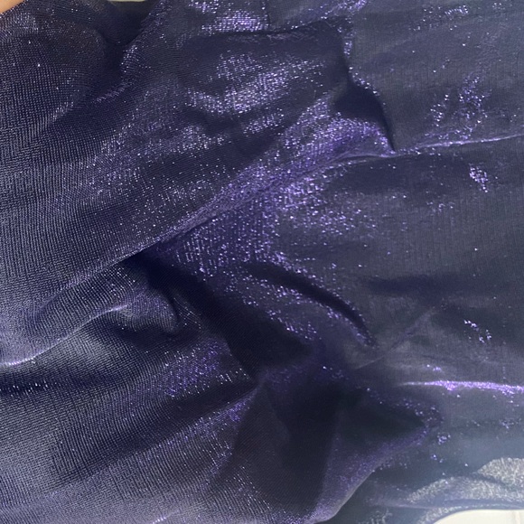 Vintage whimsigoth purple shimmer dress - Picture 8 of 8